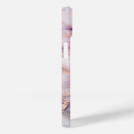 Roze Marmer Leuke Elegante Grijs Case-Mate iPhone Case (Achterkant / Rechts)