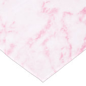 Roze marmer medium tafelloper (Hoek)