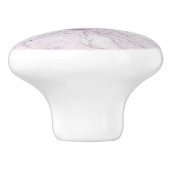 Roze marmer met Gold  Keramische Knop (Zijkant)