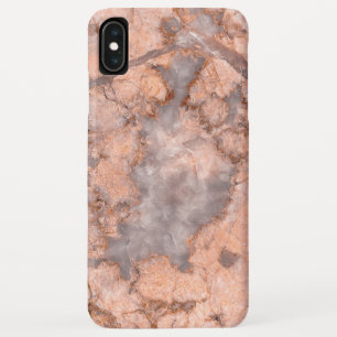Roze marmer met grijze steen Case-Mate iPhone case