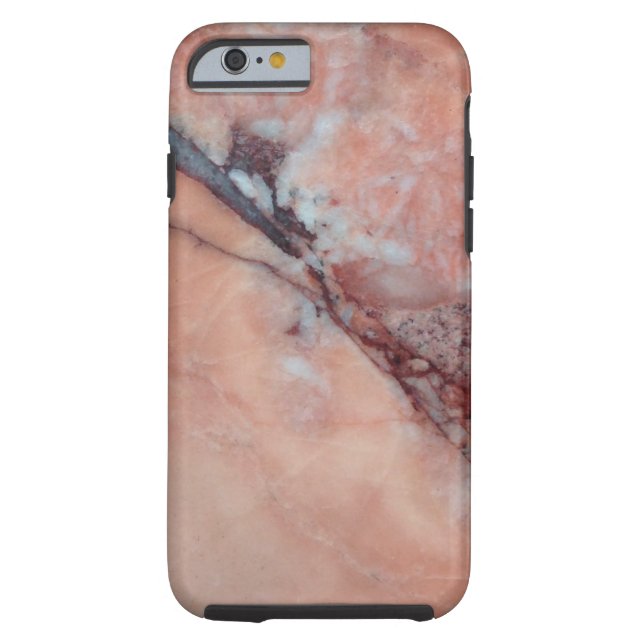 Roze marmer met zwakke plek Case-Mate iPhone case (Achterkant)