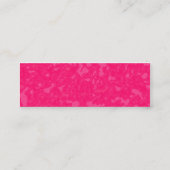 Roze marmer mini visitekaartje (Achterkant)