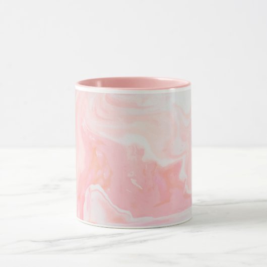 Roze marmer mok (Midden)