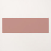 Roze marmer Monogram Alle Initialen en namen op ma Yogamat (Achterkant (horizontaal))