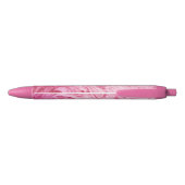 roze marmer - mooi textuurpatroon personaliseren zwarte inkt pen (Achterkant)