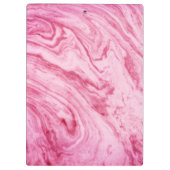 roze marmer, mooi vormig klembord (Achterkant)