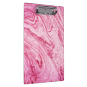roze marmer, mooi vormig klembord (Rechts)