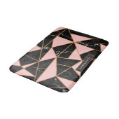 Roze marmer mosaic badmat (Gekanteld)