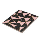 Roze marmer mosaic tegeltje (Zijkant)