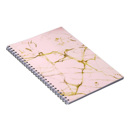 Roze marmer notitieboek (Rechterzijde)
