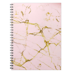 Roze marmer notitieboek