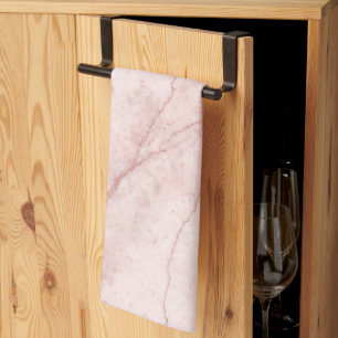 Roze Marmer Organische Stof Roze Blush  Theedoek