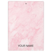Roze marmer past klembord aan (Achterkant)