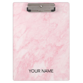 Roze marmer past klembord aan