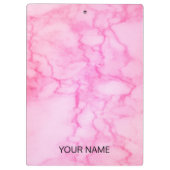 Roze marmer past klembord aan (Achterkant)