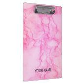 Roze marmer past klembord aan (Rechts)