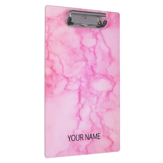 Roze marmer past klembord aan (Rechts)