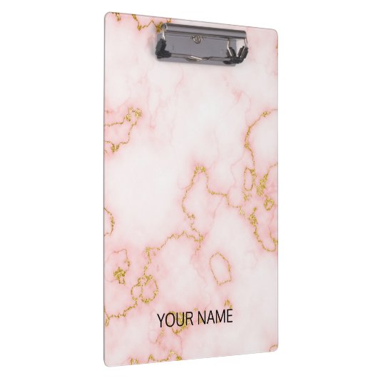 Roze marmer past klembord aan (Rechts)