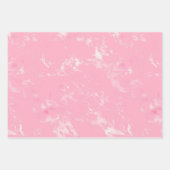 Roze marmer Patroon Inpakpapier Vel (Voorkant 3)