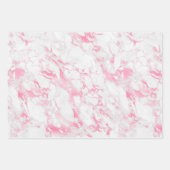 Roze marmer Patroon Inpakpapier Vel (Voorkant)