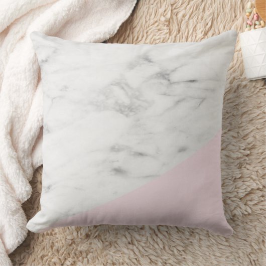 Roze marmer Pillow Kussen (Deken)