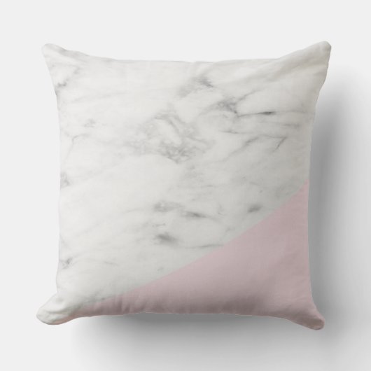 Roze marmer Pillow Kussen (Voorkant)