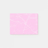 roze marmer post-it® notes (Voorkant)