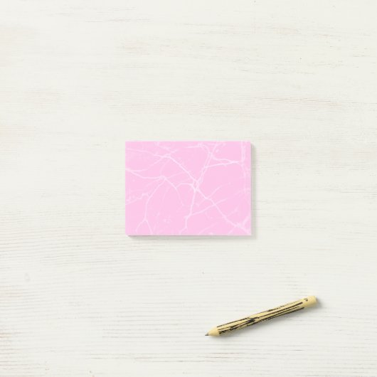 roze marmer post-it® notes (Op bureau)