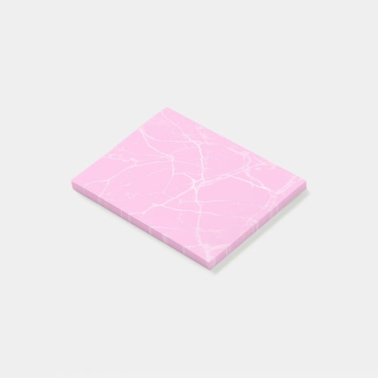 roze marmer post-it® notes (Schuin)