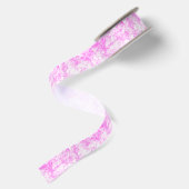 Roze marmer satijnen lint (Achterkant)