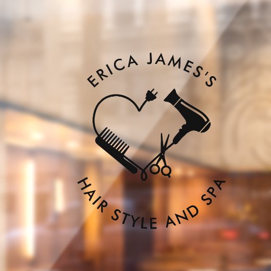 Roze Marmer Schoonheidssalon Raamsticker (Vel 2)