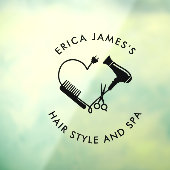 Roze Marmer Schoonheidssalon Raamsticker (Vel 3)