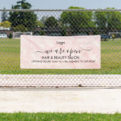 Roze Marmer Schoonheidssalon Spandoek (Insitu)