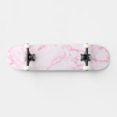 Roze marmer skateboard (Horizontaal)