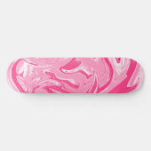 Roze marmer Skateboard Deck (Horizontaal)