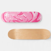 Roze marmer Skateboard Deck (Horizontaal)