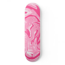 Roze marmer Skateboard Deck