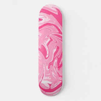 Roze marmer Skateboard Deck