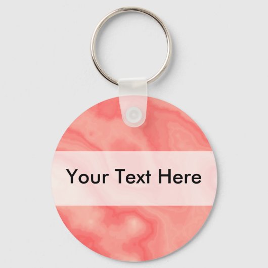 Roze marmer sleutelhanger (Voorkant)