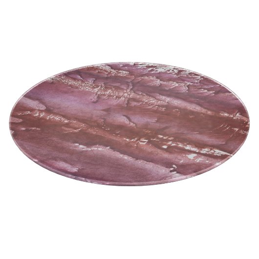 Roze marmer snijplank (Hoek)