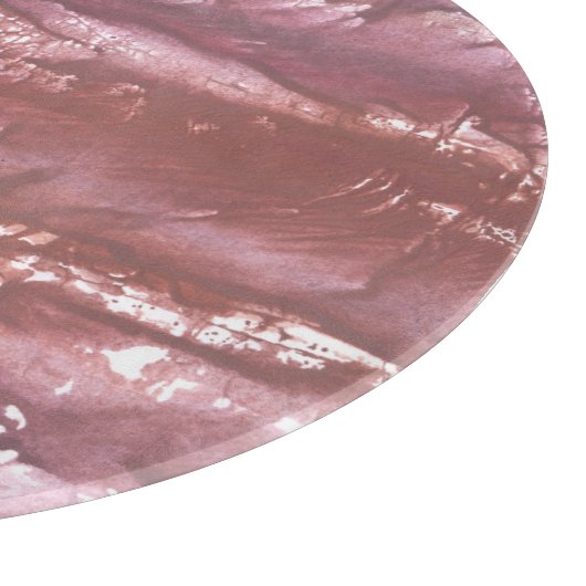 Roze marmer snijplank (Hoek)