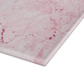 Roze marmer snijplank (Hoek)