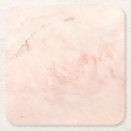 Roze marmer Stone Modern Elegant Stijlvol Kartonnen Onderzetters