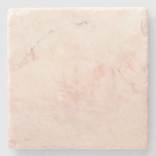 Roze marmer Stone Modern Elegant Stijlvol Stenen Onderzetter