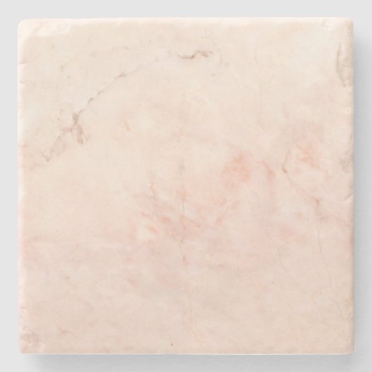 Roze marmer Stone Modern Elegant Stijlvol Stenen Onderzetter (Voorkant)