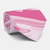 Roze marmer Stone Stropdas (Opgerold)