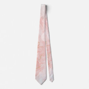 roze marmer stropdas