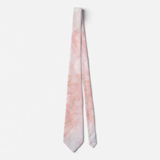 roze marmer stropdas (Voorkant)