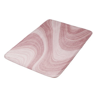 Roze marmer Swirl Badmat