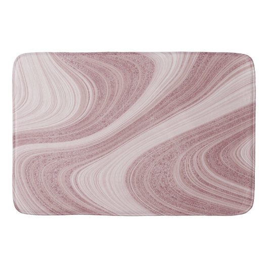 Roze marmer Swirl Badmat (Voorkant)